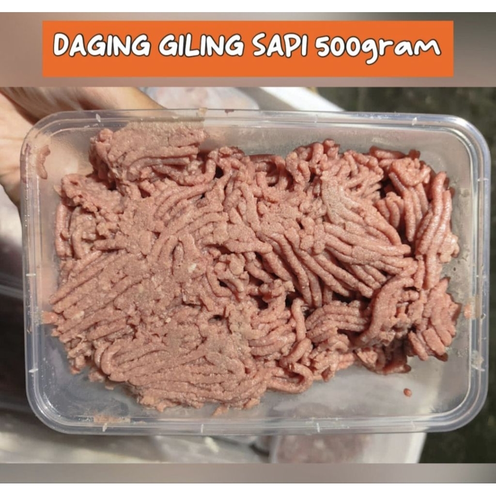 

Frozen Food Khusus instan// Daging giling Sapi 500gr