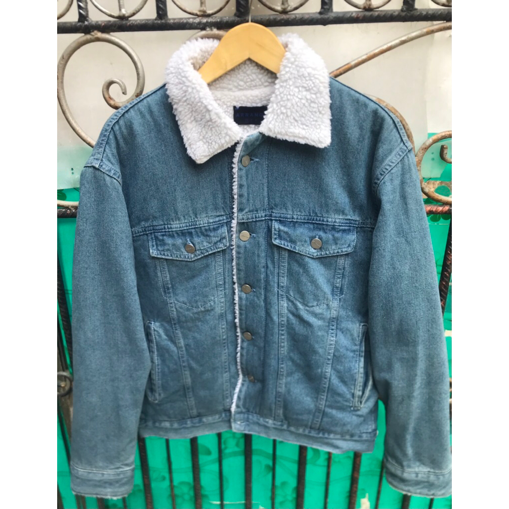 Jaket Sherpa Denim