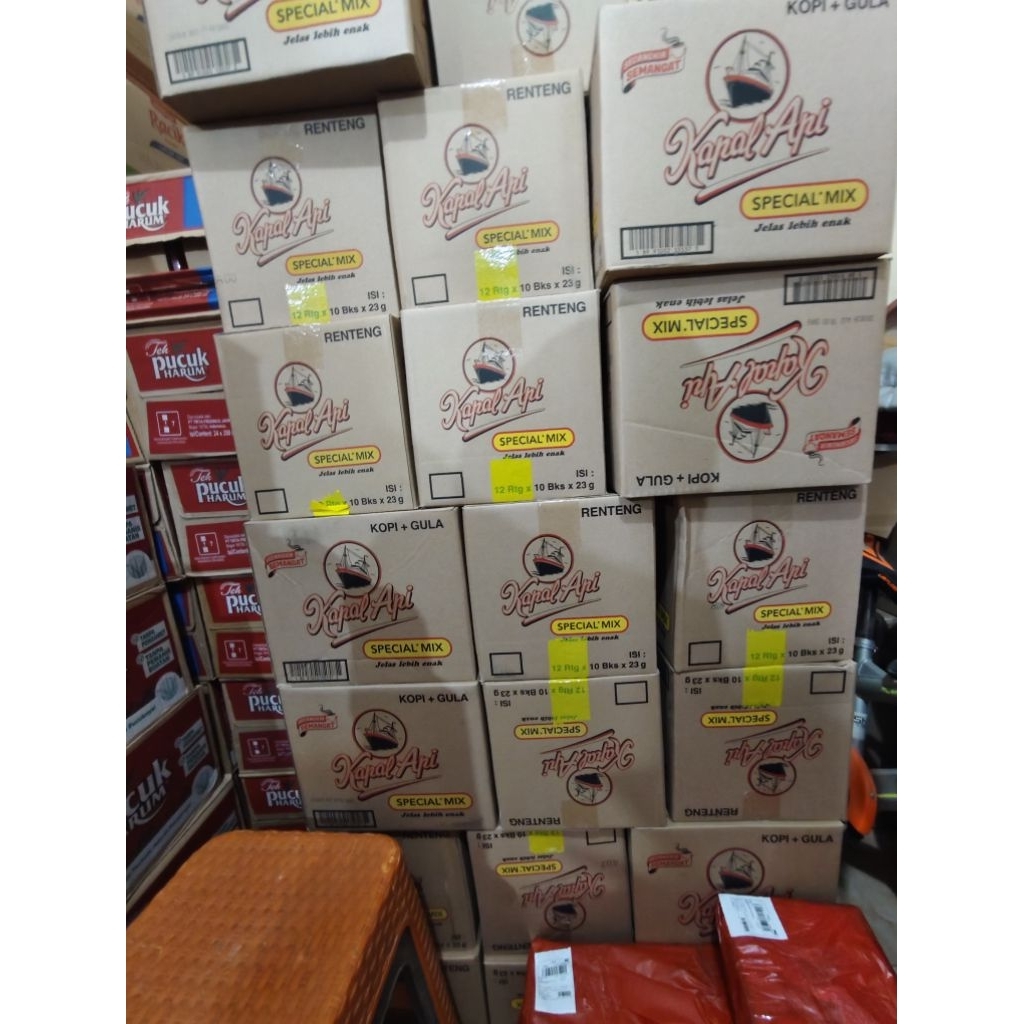 

Kapal Api Spesial Mix 1dus 12rtng×10pcs×25gram