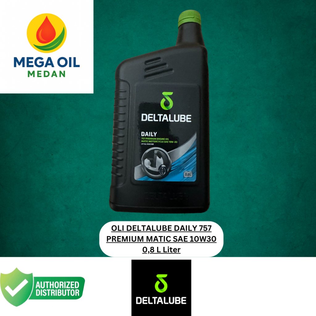 Oli Motor Deltalube Matic 0.8 Liter SAE 10W-30 | Oli Mesin Deltalube Motor Matic | Oil Deltalube