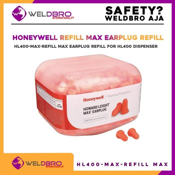 Honeywell - Telinga Kuping Refill HL400-MAX-REFILL MAX Earplug Busa Poliuretan Orange untuk Dispense