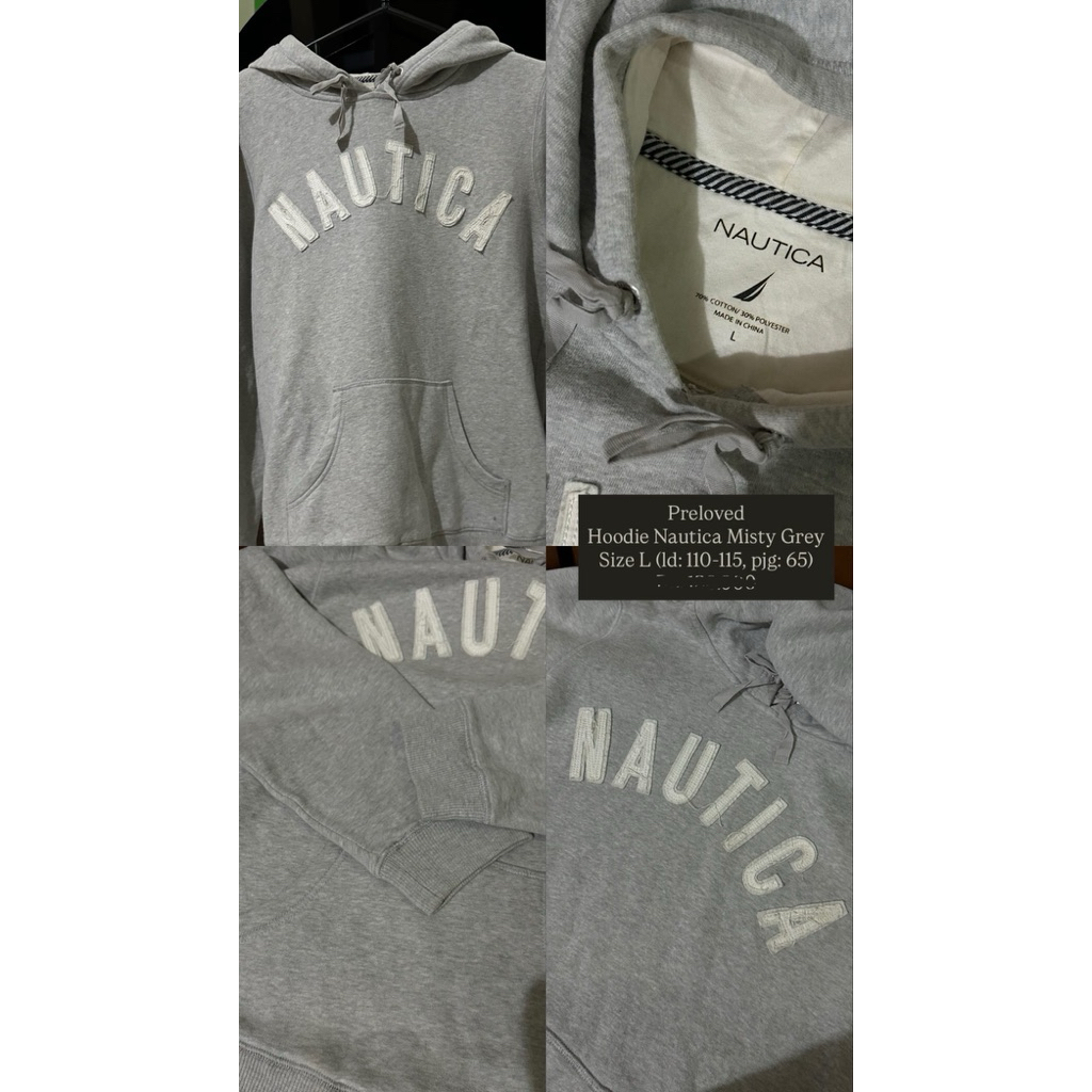 Hoodie Nautica Misty grey
