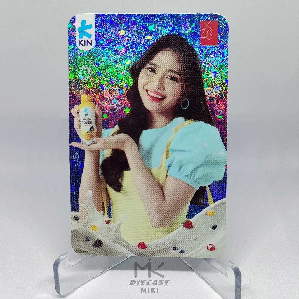 PHOTOCARD KATHRINA BOTOL HOLOGRAM GLITTER JKT48 X KIN YOGURT COLLECTIBLE LIMITED EDITION