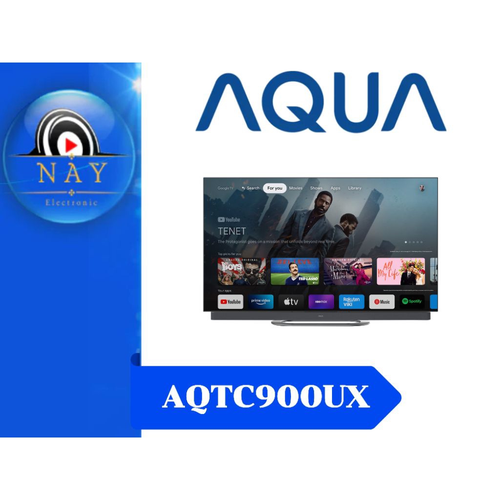 AQUA 65C900UX TV OLED 65 INCH 65C900UX GOOGLE TV