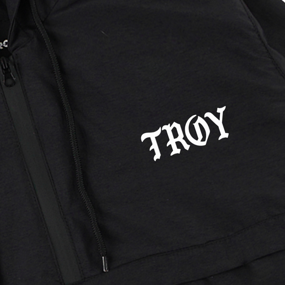 Troy Company Jacket Cagoule Black Curse - Jaket Cagoule Hitam JCG 3303