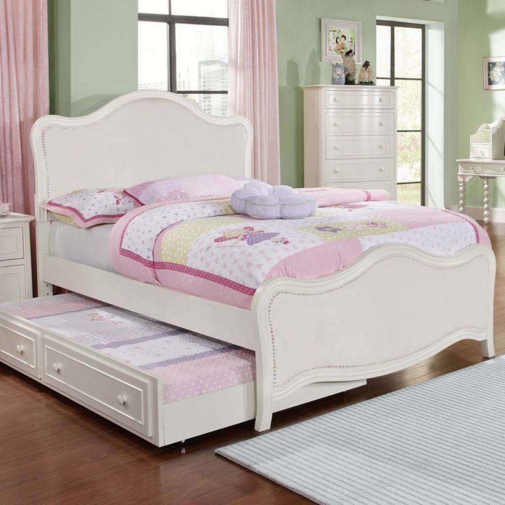 Tempat tidur Sorong classic minimalis modern/dipan kamar anak ukuran 140x200/rangka ranjang divan ka