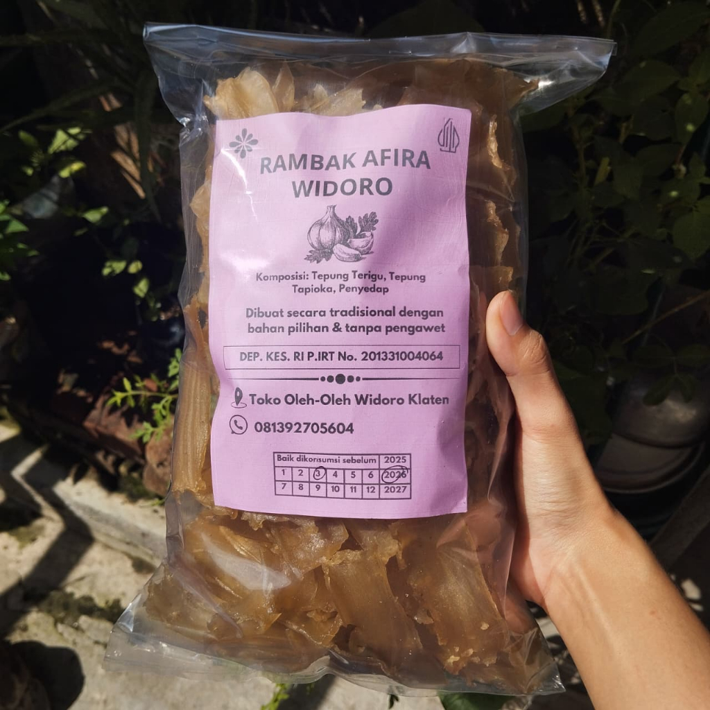 

[COD] RAMBAK GANDUM MENTAH AFIRA KHAS KLATEN