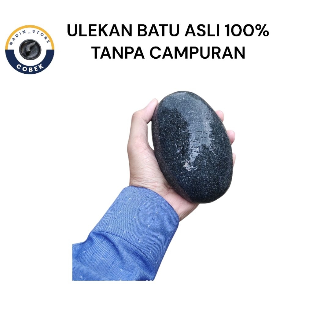 ulekan bulat|ulekan padang batu asli 100% tanpa campuran