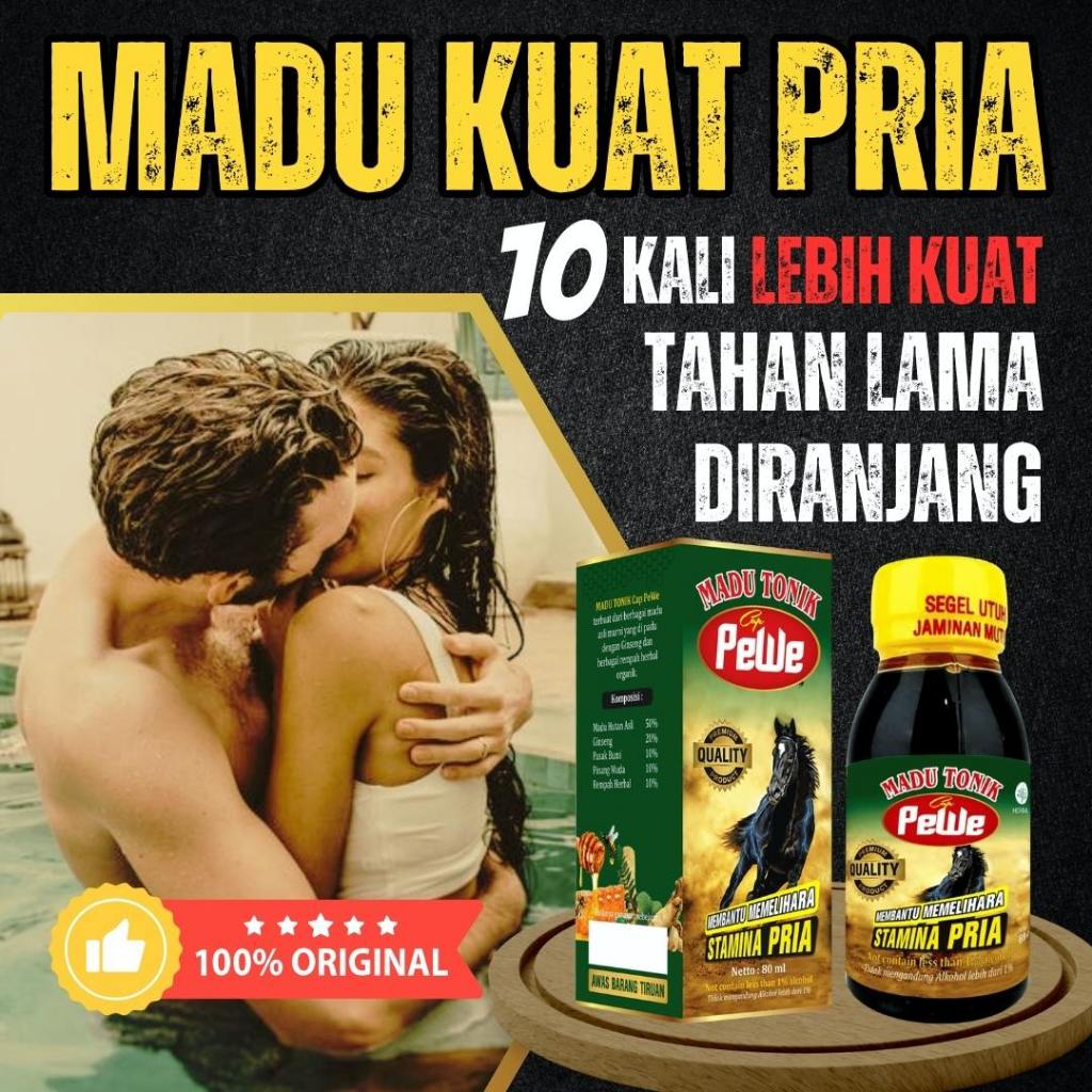 

Madukuat Madu Pewe 100% Asli | Herbal Penambah Gairah Berhubungan Pria 10X Kuat Tahan Lama | 80 ML