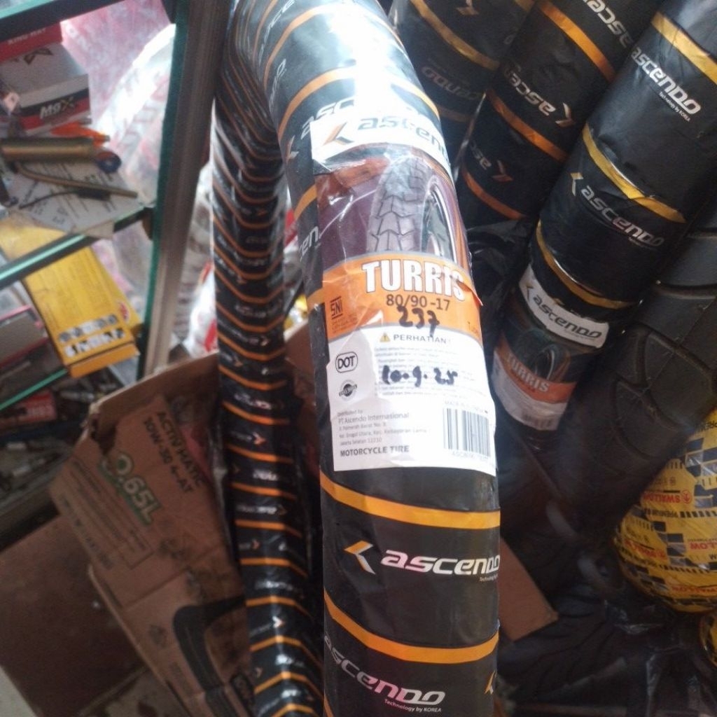 ban luar motor ascendo 80/90-17 ring velek 17