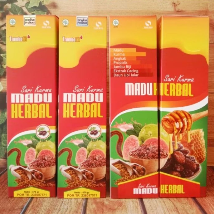 

Madu Herbal Trombofit 470gr Original