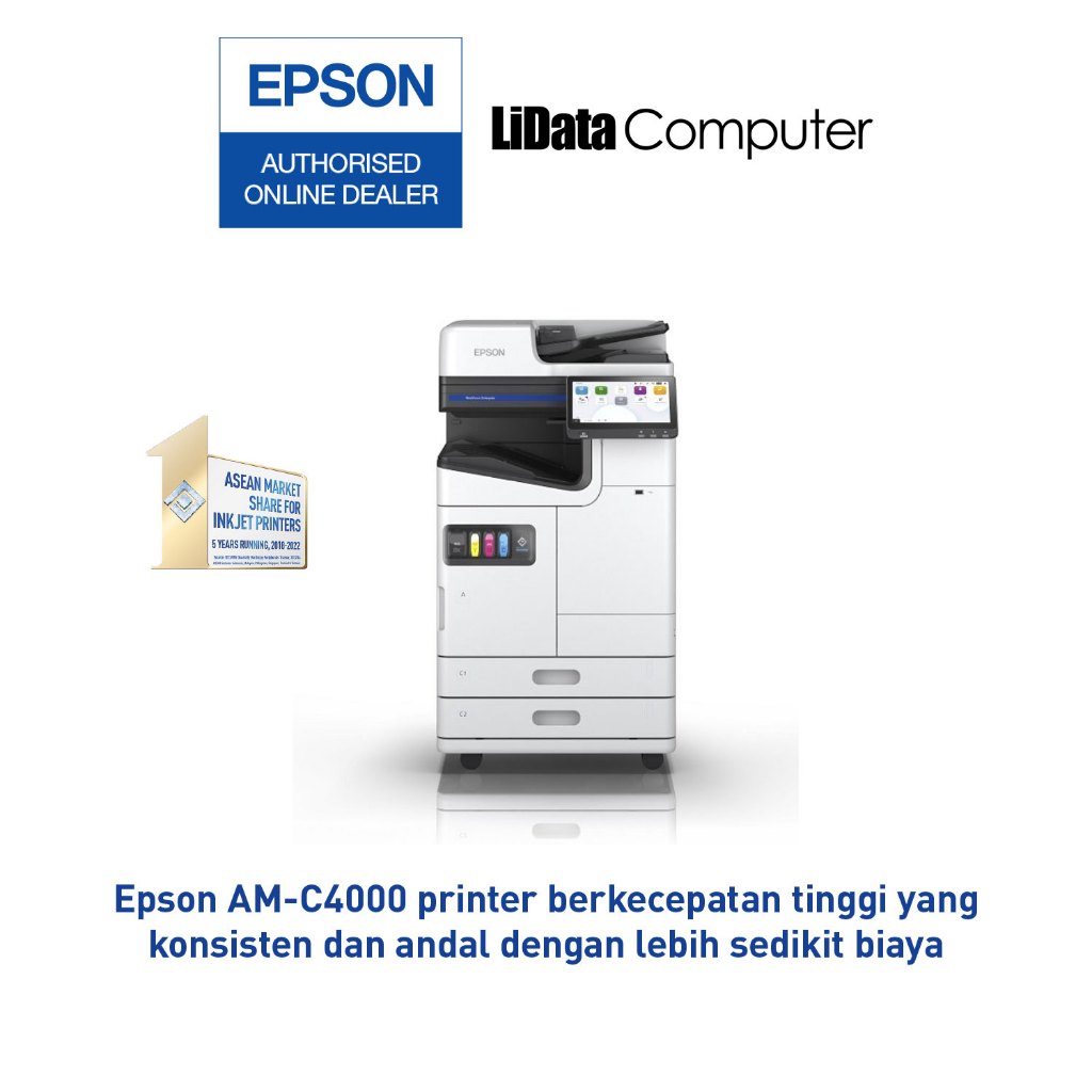 Epson AM-C400 Printer Multifungsi A4 dengan Kapasitas 1.150 Lembar dan Teknologi PrecisionCore Heat-Free