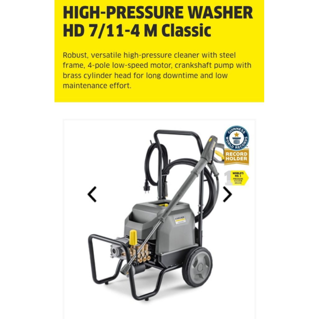 KARCHER HD7/11-4M Classic Cold Water jet cleaner water pressure karcher HD7/11 -4M Classic