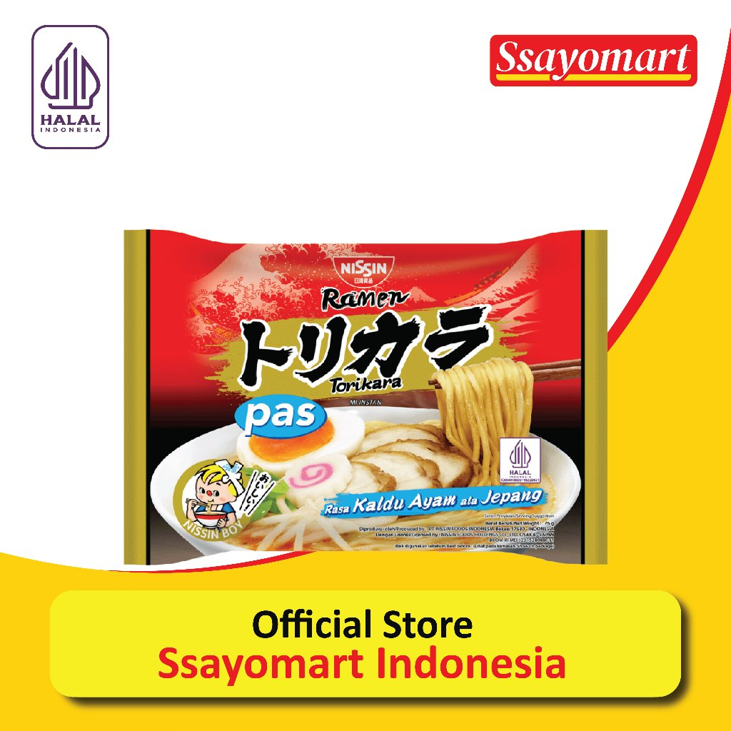 

Nissin Ramen Pas Torikara Rasa Kaldu Ayam Ala Jepang 76 Gr
