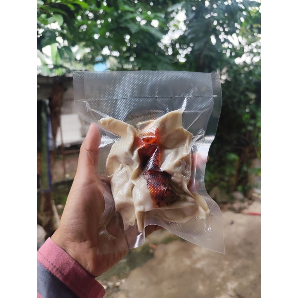 

pangsit Chili oil cemilane mawul versi Frozen free chili oil isi 6 pcs