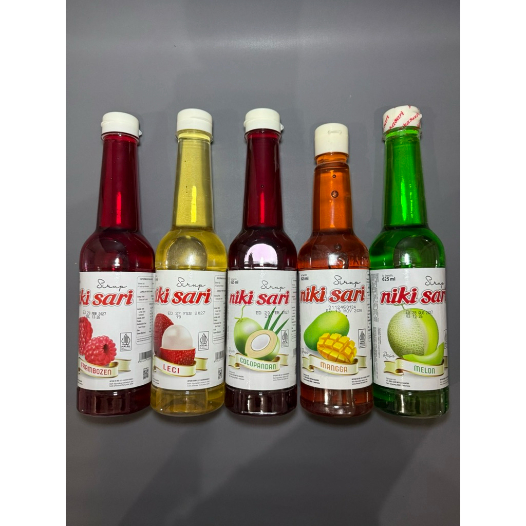 

Sirup Nikisari Botol Plastik PET 625 ml Varian Rasa