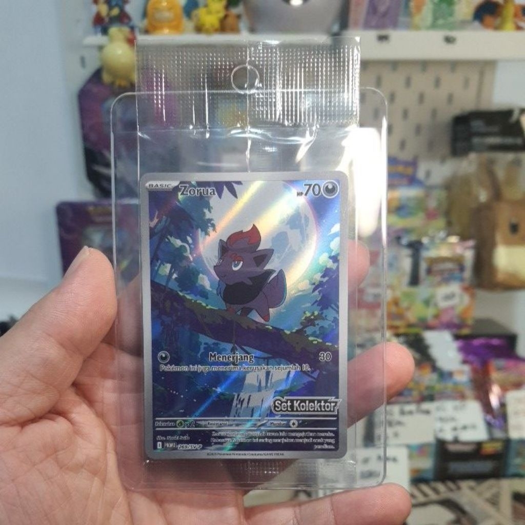 Zorua AR promo set kolektor TCG POKEMON / KARTU POKEMON BAHASA INDONESIA