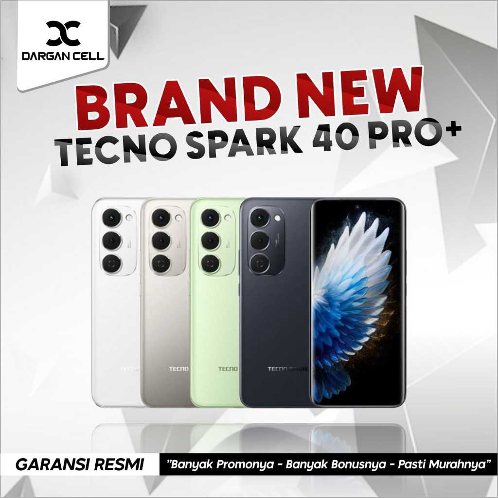 TECNO SPARK 40 PRO+ 8/256GB GARANSI RESMI TECNO