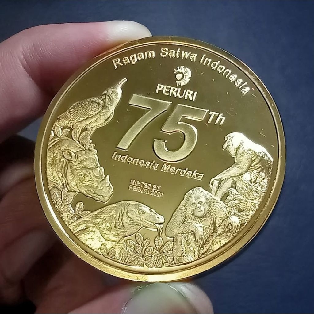 koin PERURI untuk memperingati 75 thn kemerdekaan Indonesia