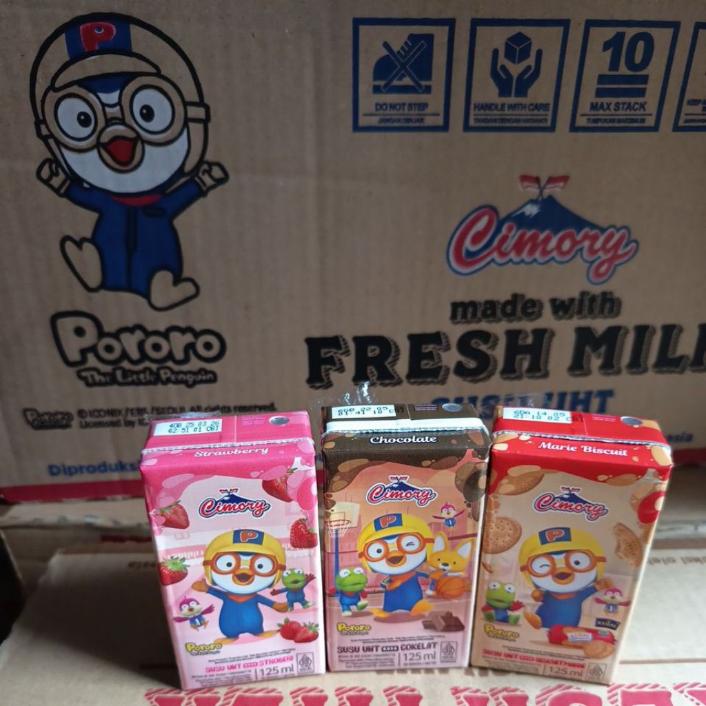 1 DUS SUSU CIMORY UHT FRESH MILK 125ml / 125 ml 1 KARTON SAMEDAY INSTANT