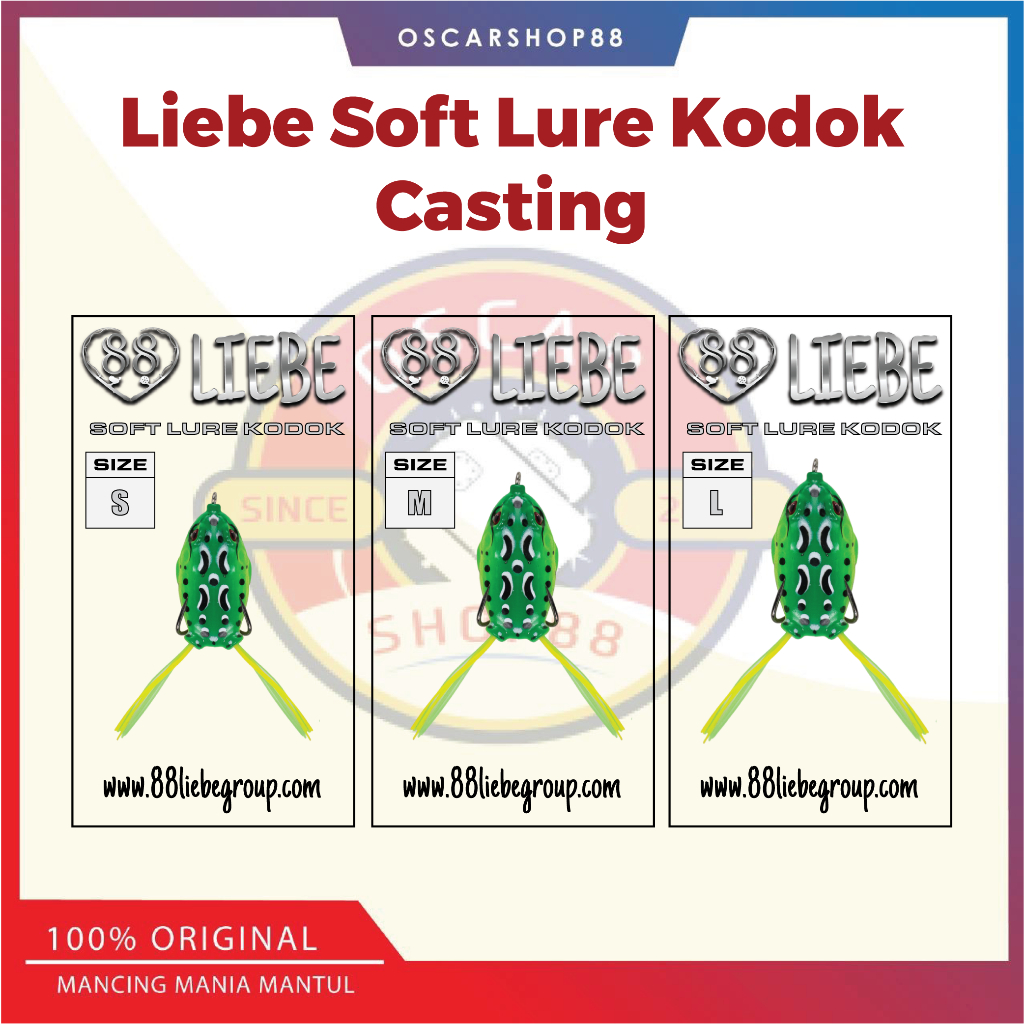 Oscarshop88 Kodok umpan mainan mancing gabus