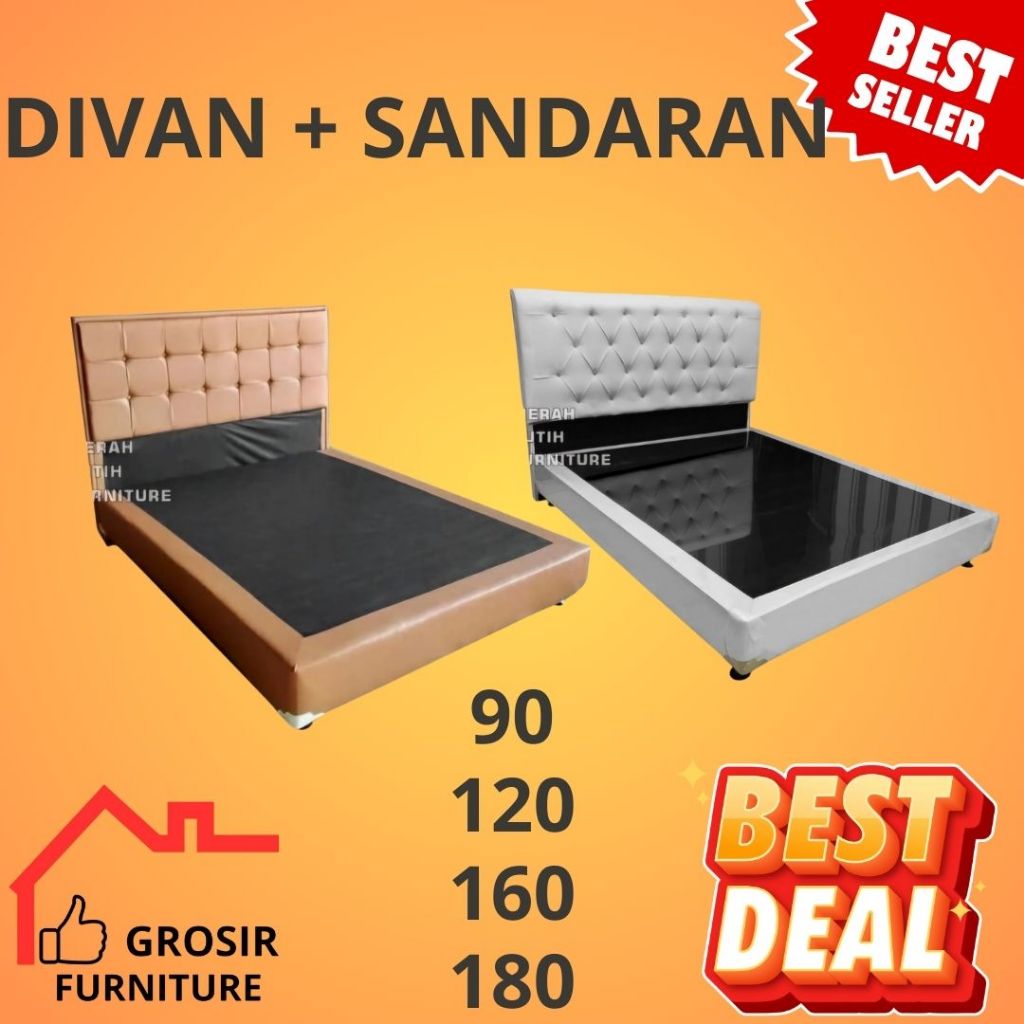 RANJANG KASUR / TEMPAT TIDUR / DIVAN SANDARAN KASUR BUSA SPRINGBED