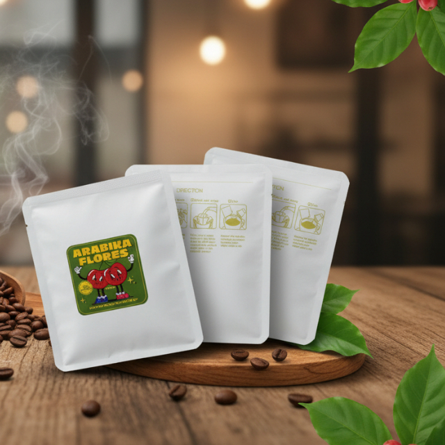 

Kafi Kopi Drip Bag Coffee - Arabika Flores Manggarai 10g Siap Seduh