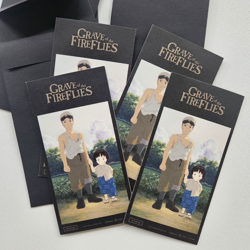 Grave of The Fireflies Special Ticket CGV Cinepolis Collectible Ticket TC CT