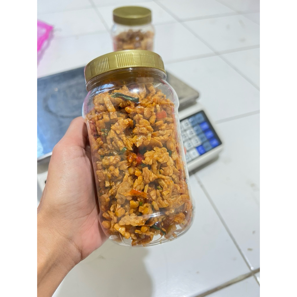 

orek tempe pedes kering garing size 300ml