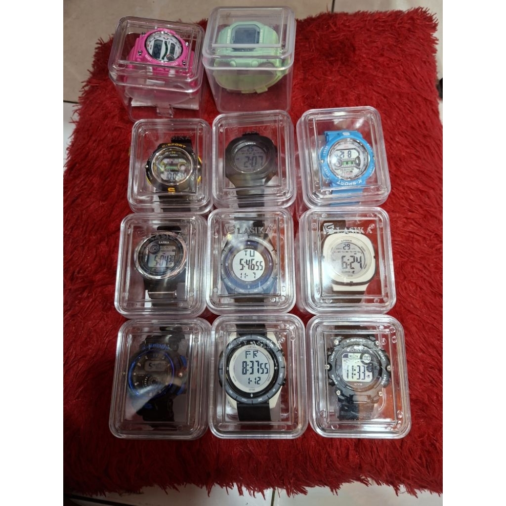 Promo Ready Jam Tangan Anak Merk Lasika (free box)Anti air (WR.30M)