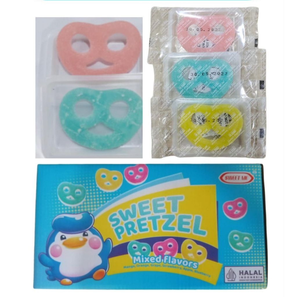 

Sweet Me - Permen Lunak Bentuk Pretzel Isi 20 Pcs