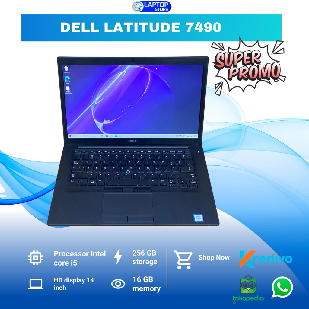 Dell Latitude 7490 Core i5 Ram 16Gb ssd 256Gb