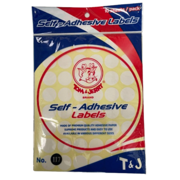 

LABEL NAMA / LABEL HARGA / STICKER LABEL / LABEL TJ / KERTAS STICKER TOM & JERRY 117 / KERTAS STICKER T&J 117