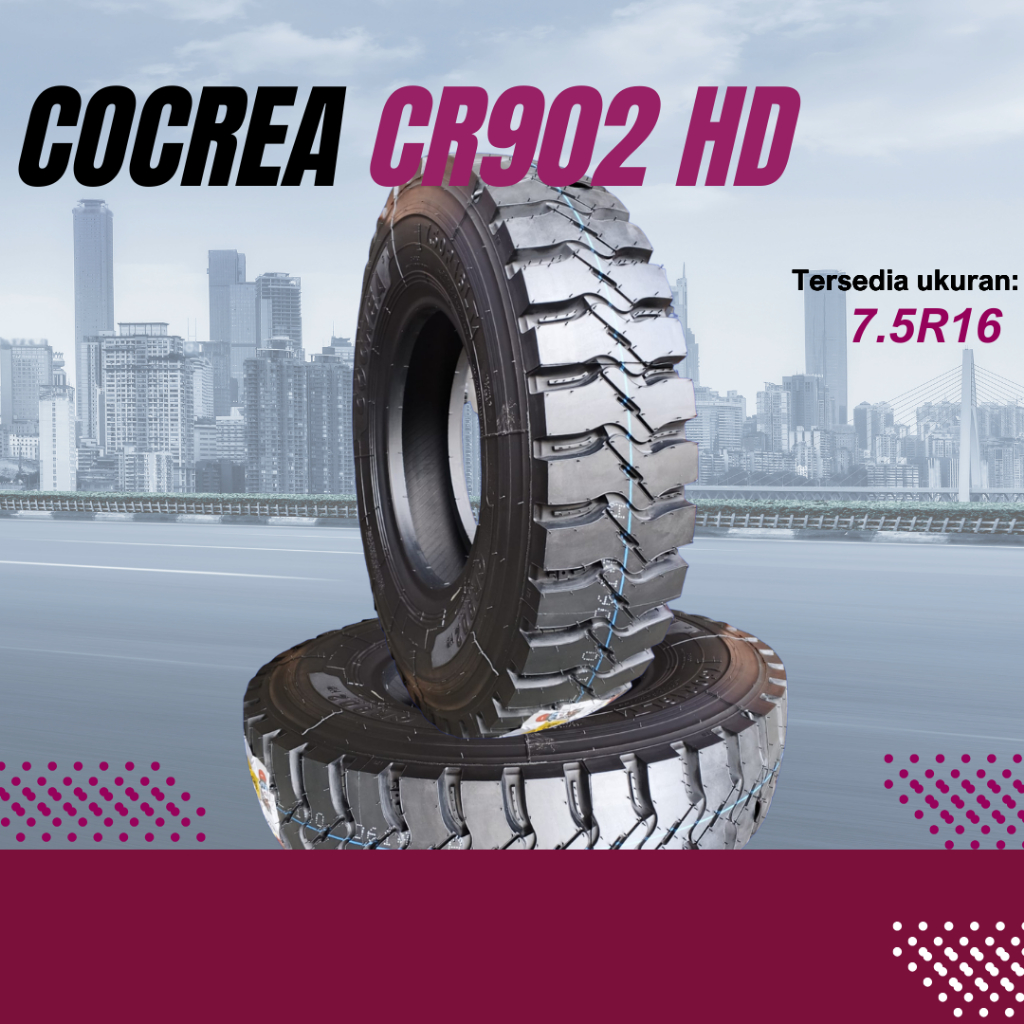 Berlian Ban COCREA Ban Truk 7.50R16 CR902 HD 14PR ban truk