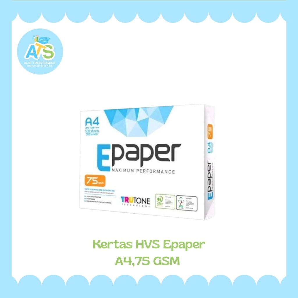 

ketas hvs epaper a4,75 gsm
