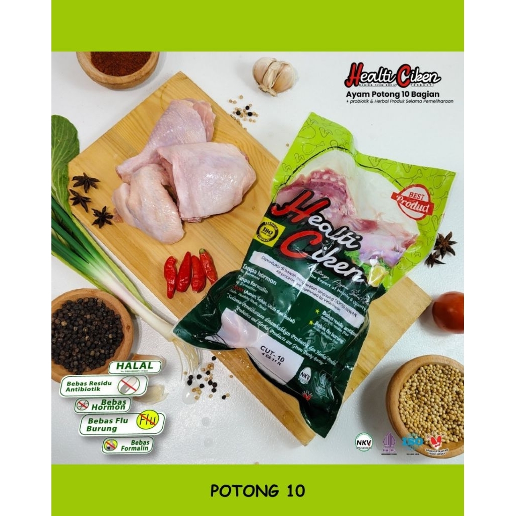 

HEALTI CIKEN | Ayam Potong 10 bagian