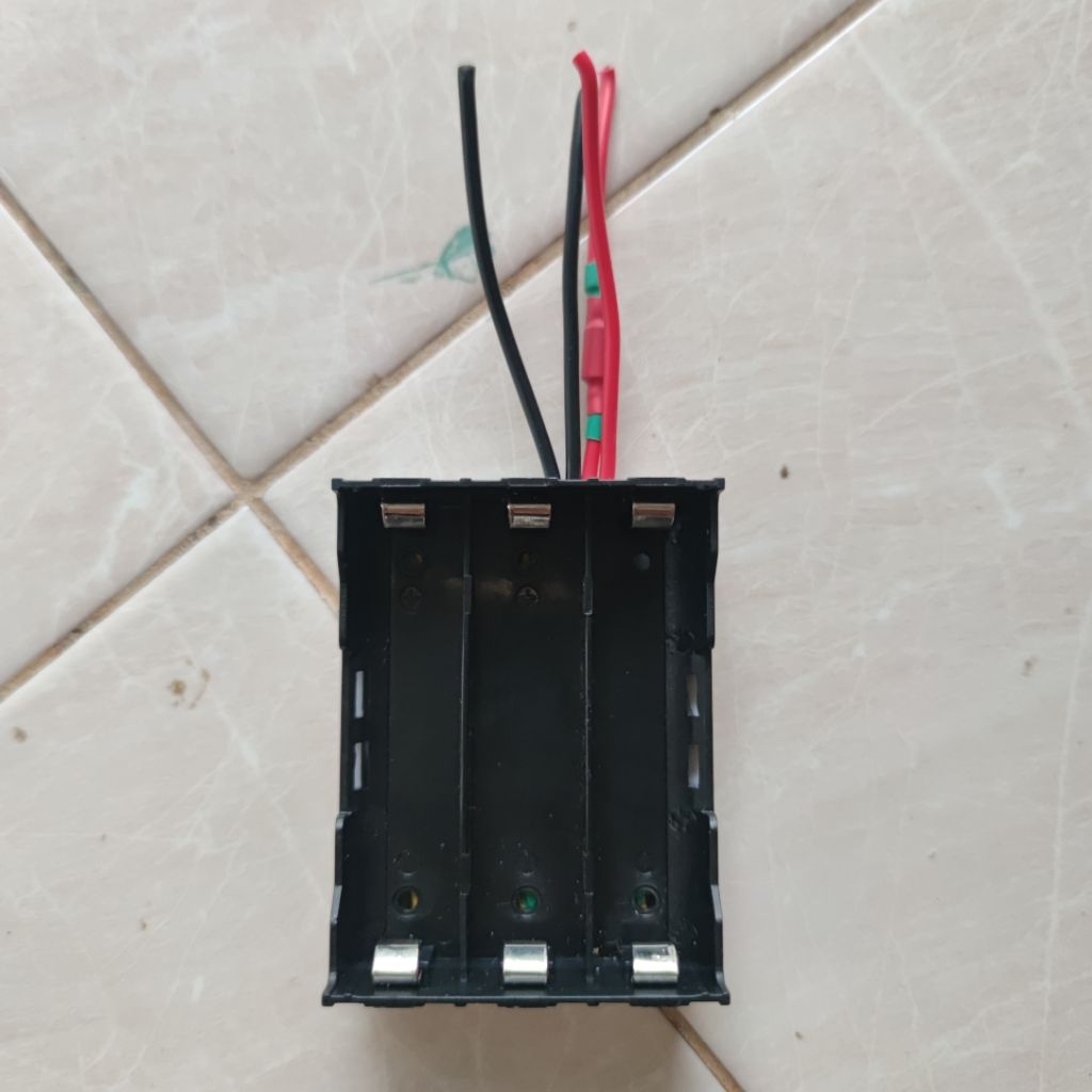 Holder Baterai Custom 18650 3S 12V dengan BMS Protection 20A Dan Dioda | Baterai Holder Custom 12V 1
