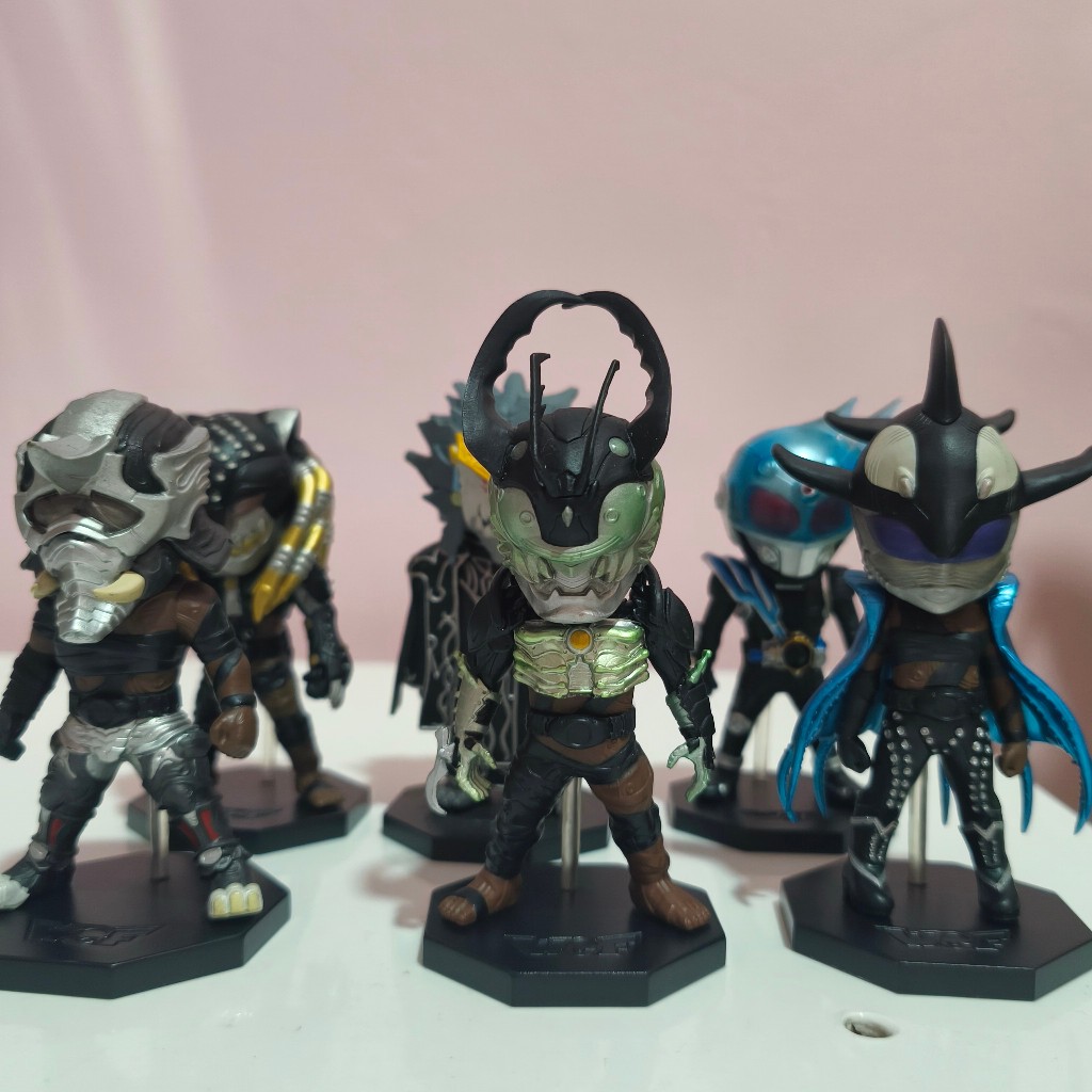 WCF banpresto kamen rider ooo GREED & kamen rider meteor