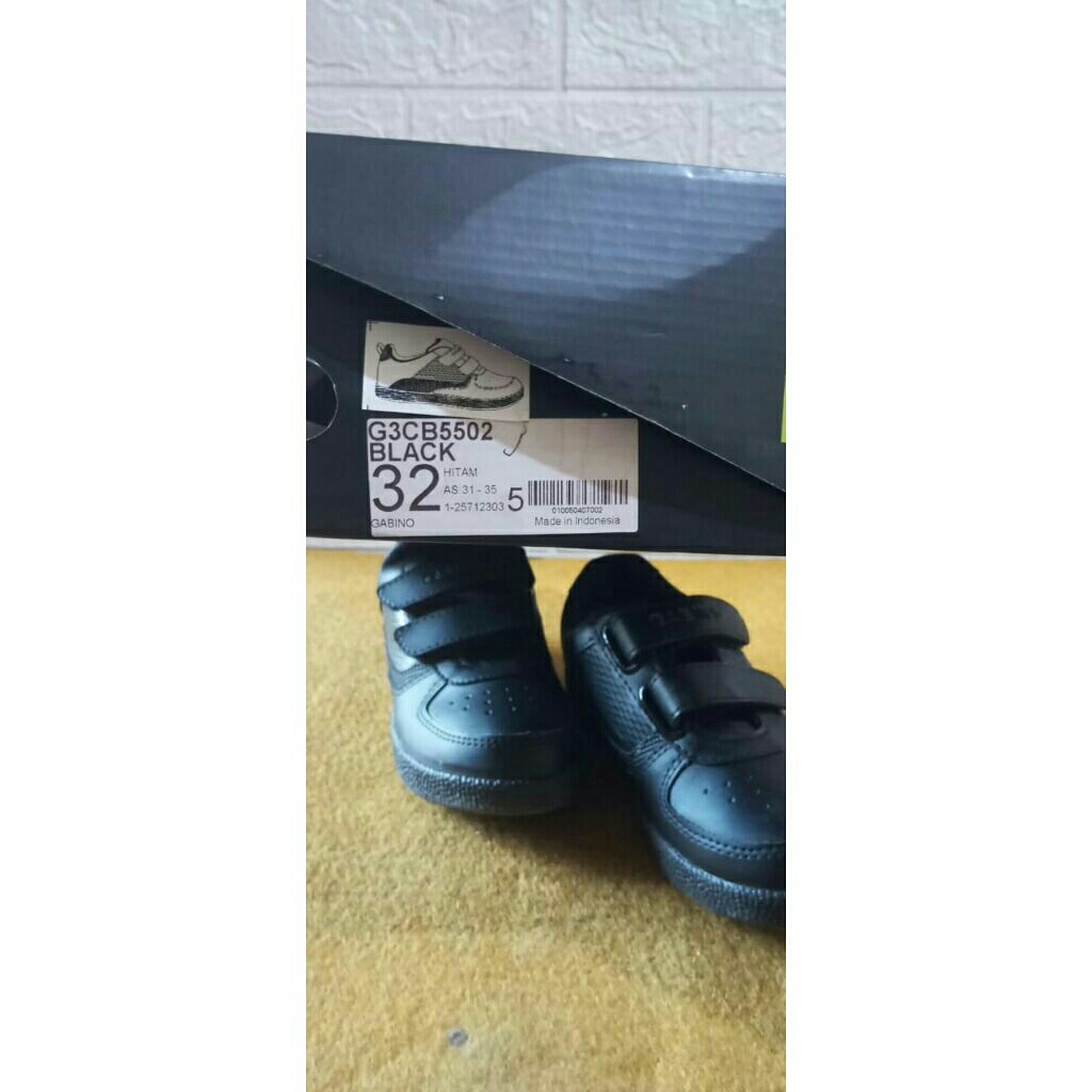 Gabino/sepatu sekolah/cod/sneaker/sepatu anak/sepatu hitam