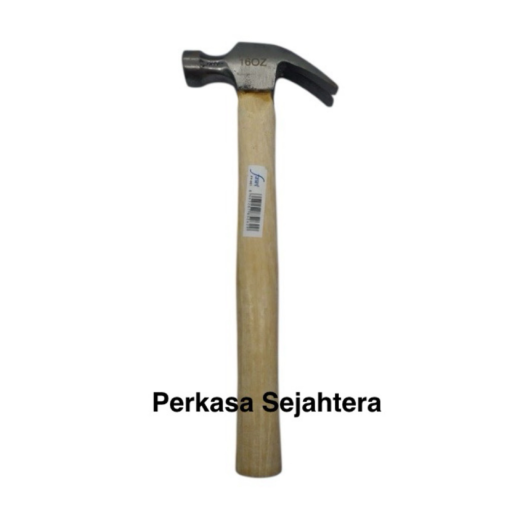 Palu Kambing Gagang Kayu 16oz / Palu Martil Cungkil Kayu 16 OZ Murah