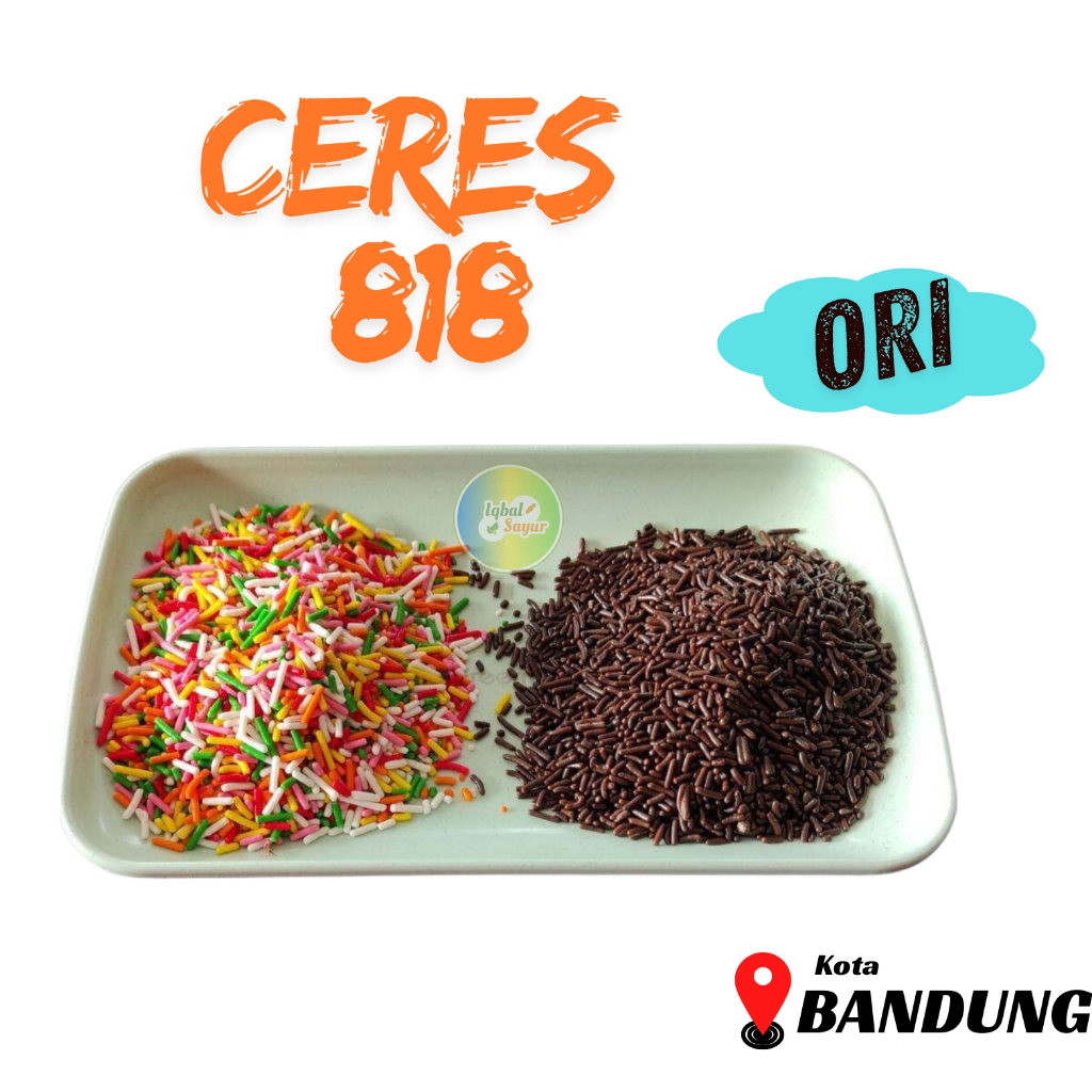 

Ceres 818 – Meses Cokelat Tabur Premium untuk Topping Kue & Roti
