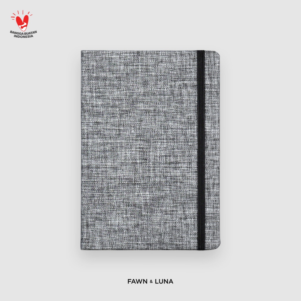 

Fawn & Luna - TARTAN GREY - Notebook Large A5 - Buku Jurnal/Agenda/Diary/Catatan