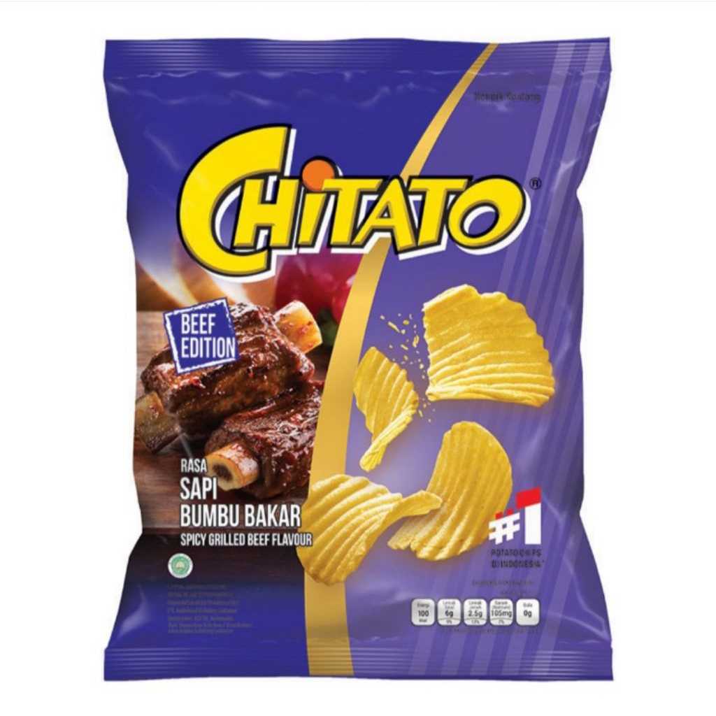 

Chitato Keripik Kentang Sapi Bumbu Bakar 65 g