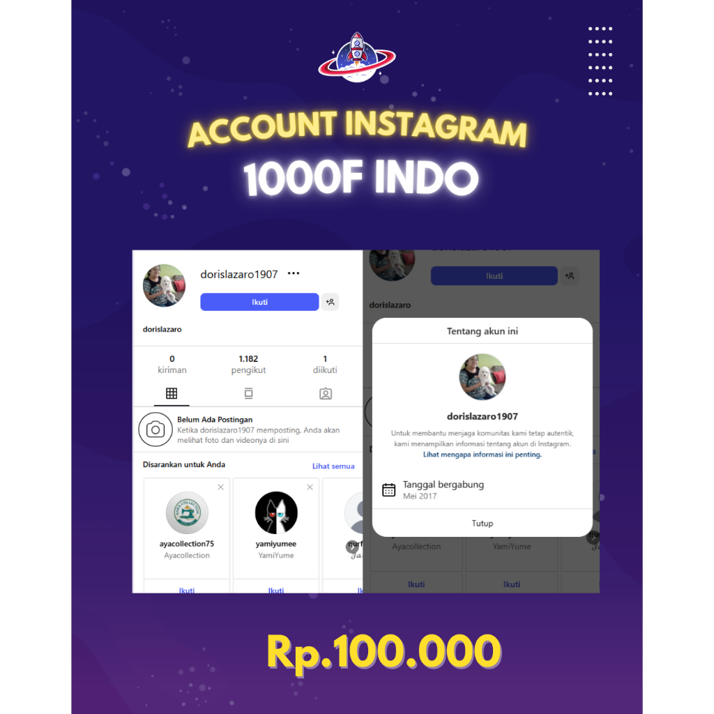 Akun Tua Instagram [ BERFOLLOWERS INDONESIA ]