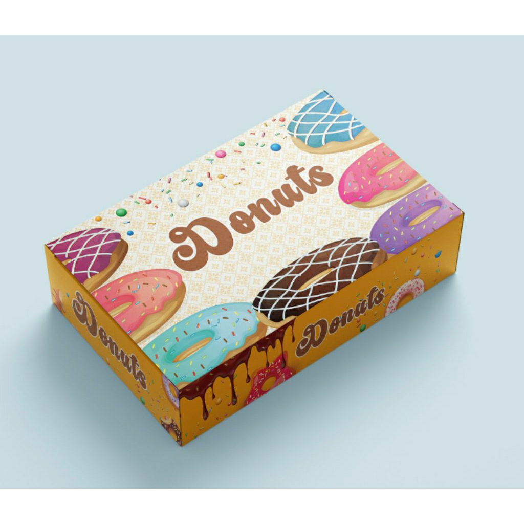 

[ TERMURAH ] KOTAK DONAT SENYAWA / PACKAGING FOOD GRADE / BOX DONAT DENGAN LAMINASI / DOUGHNUT BOX