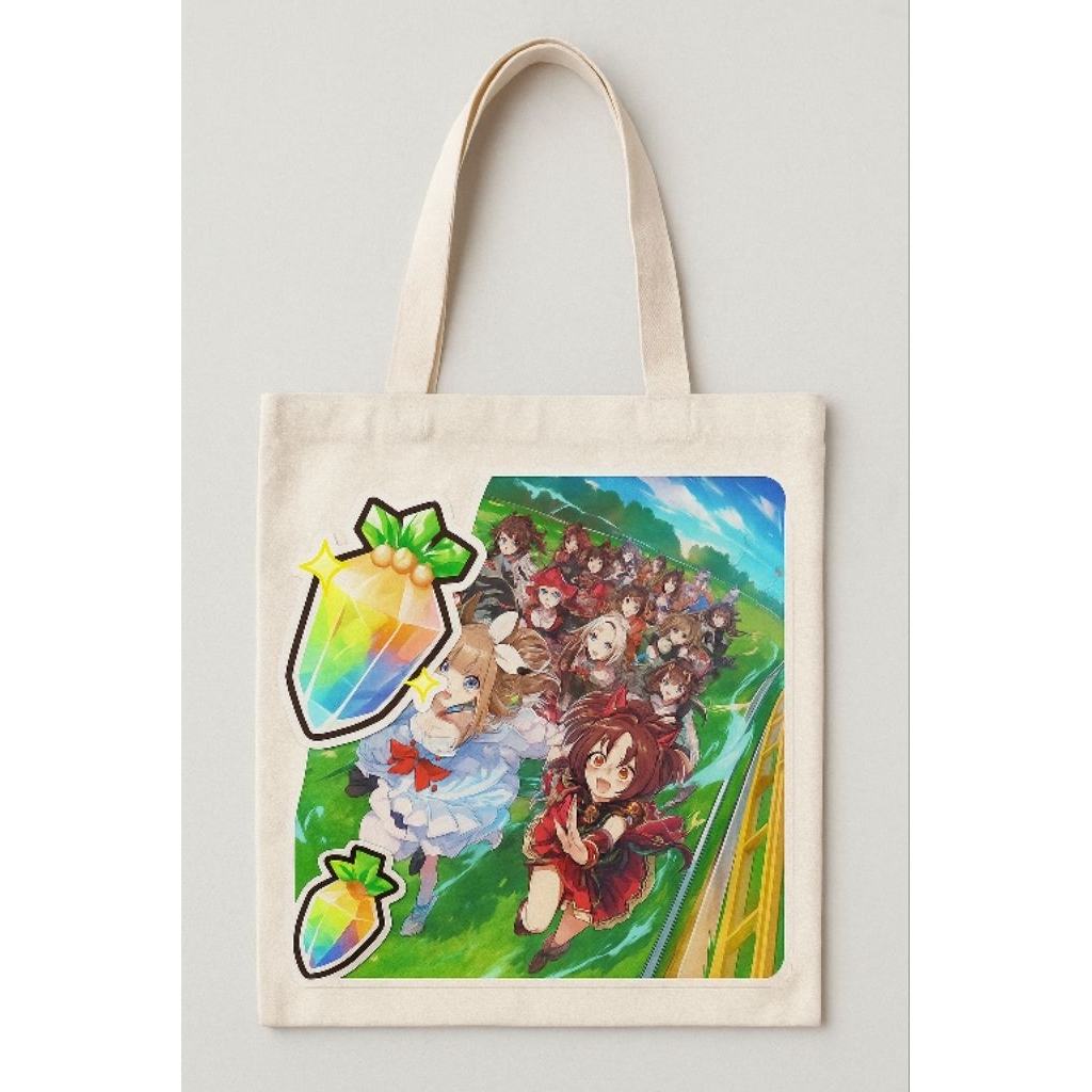 Tote Bag Gadis Kuda Umamusu Kitasan Uma Musume Orfevre Still In Love Chrono Genesis Umamusume
