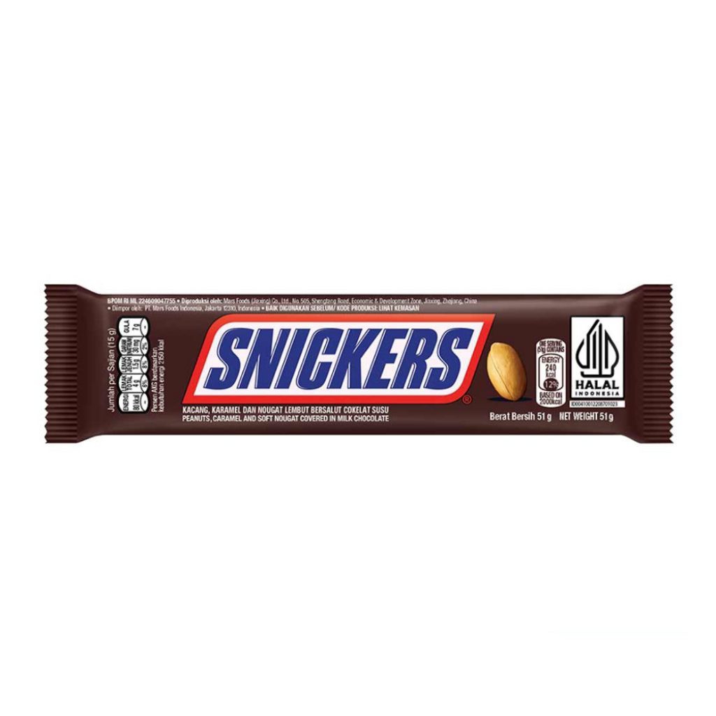

Snickers Cokelat Batang 51 gr