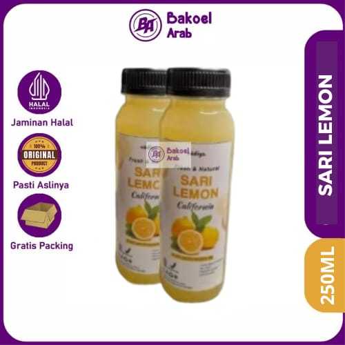 

BPOM SARI LEMON 250ML ASLI Air Jeruk Murni Organic Natural Minuman Diet Sehat Bergizi