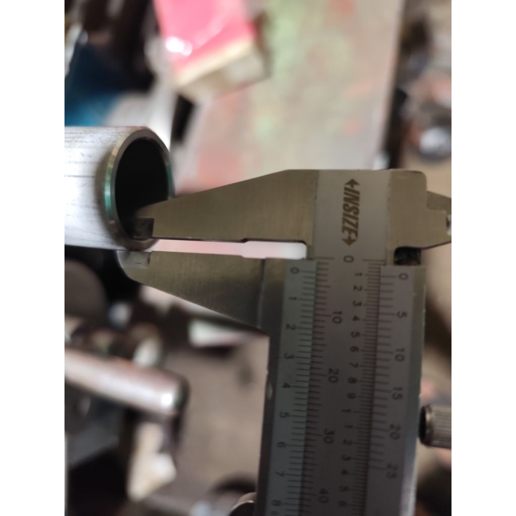 pipa stenlis Seamless 316 od 27mm tebel 2.5mm