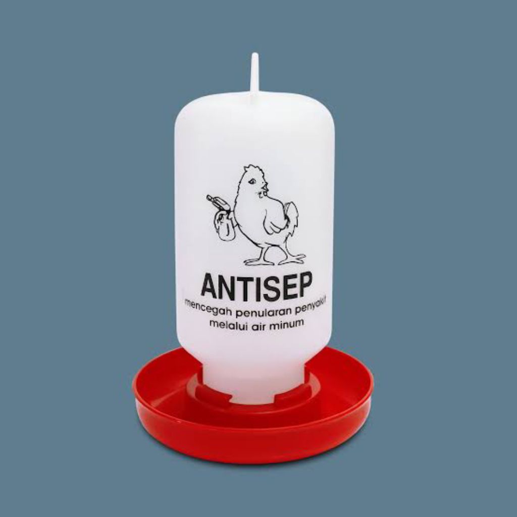 Tempat Minum Ayam 1 Liter Wadah Tabung Otomatis Broiler Petelur Bebek